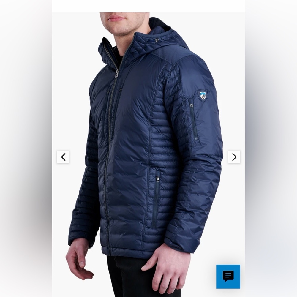 Kuhl Men's Deep Blue Puffer Jacket
